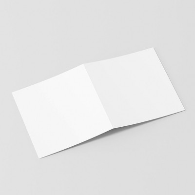 유프린트 & 북메이크리플렛 정사각형 - 일반용지 (기본10매)150x150mm (펼침면 300x150mm)